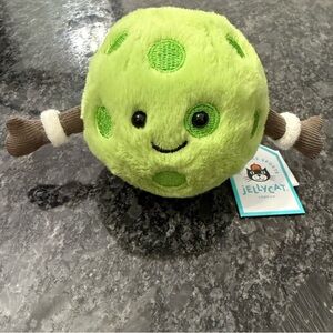 Jellycat Lime Green pickleball Plush